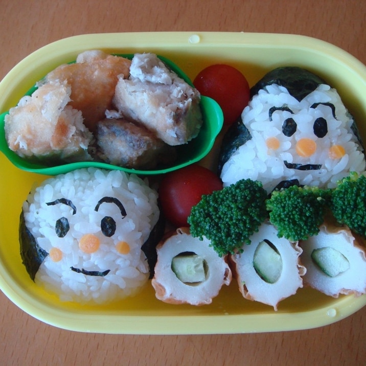 キャラ弁 おむすび こむすびまん レシピ 作り方 By Ausue 楽天レシピ キャラ弁 おむすび こむすびまん レシピ 作り方 By Ausue 楽天レシピ